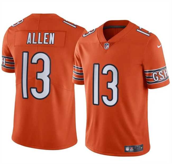 Men & Women & Youth Chicago Bears #13 Keenan Allen Orange Vapor Stitched Jersey,We sell and wholesale Men & Women & Youth Chicago Bears #13 Keenan Allen Orange Vapor Stitched Jersey on line form chian!